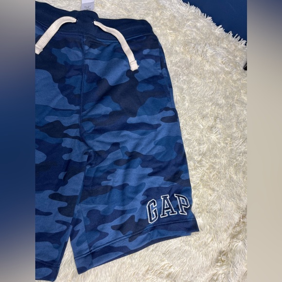 GAP big boys shirt and shorts -blue camouflage NEW - Picture 4 of 15